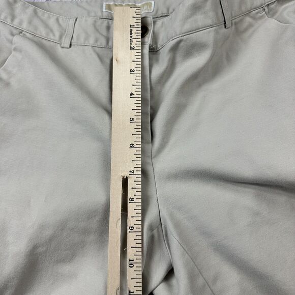 Michael Kors Pants Womens 6 Beige Khaki Stretch Chino Ankle Straight Casual - Picture 7 of 11